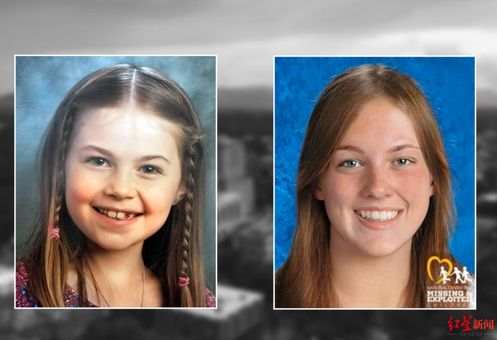 ↑凯拉9岁时照片和现在可能的模样