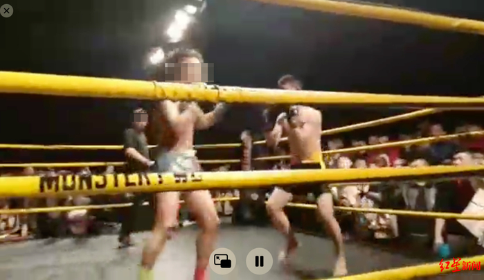 ▲比赛现场 视频截图