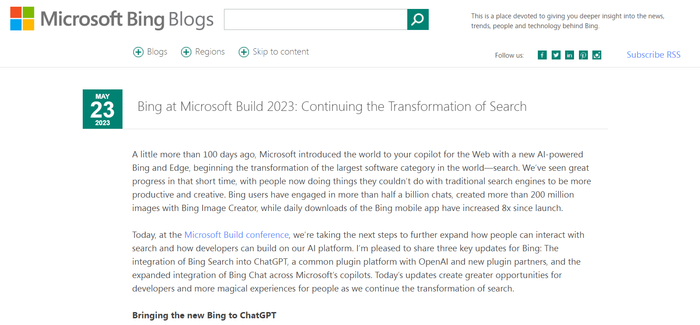 （来源：Bing Blog）