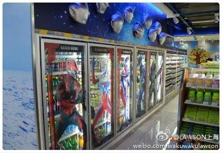 罗森奥特曼主题店，图源罗森Lawson上海微博