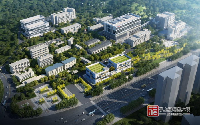 福州结核病防治院（福州肺科医院）肿瘤综合住院大楼及制剂楼项目效果图