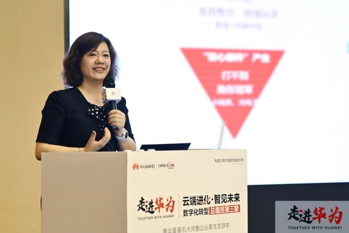 华为云计算全球marketing与销售服务总裁石冀琳