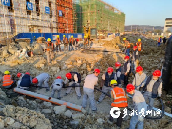贵州容百二期项目施工现场