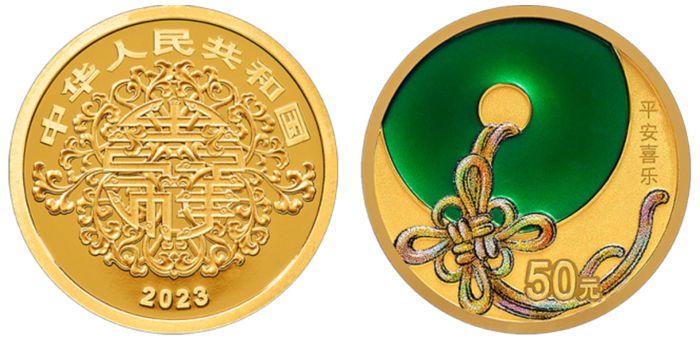 3克金币正面和背面图案