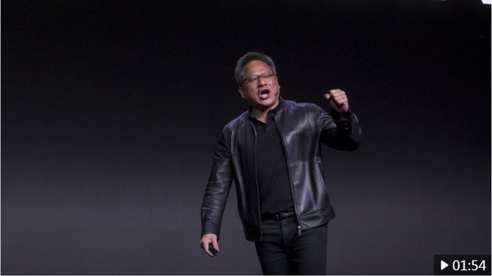 图片来源：NVIDIA主题演讲视频截图
