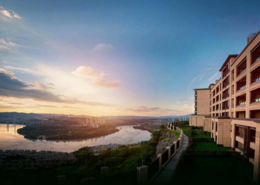 重庆华侨城嘉陵江天·临崖洋房视野实景图