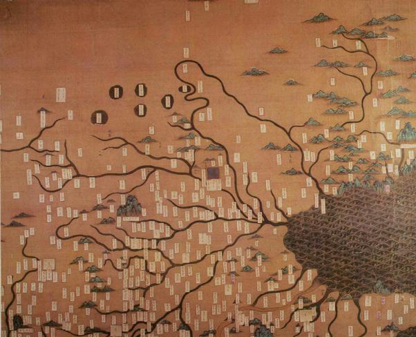 《大明混一图》（局部）（《图说北京水系变迁》内文插图）