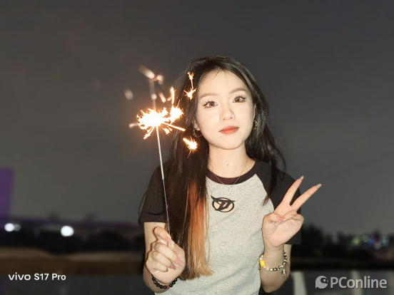 （人像模式-闪光灯开启）