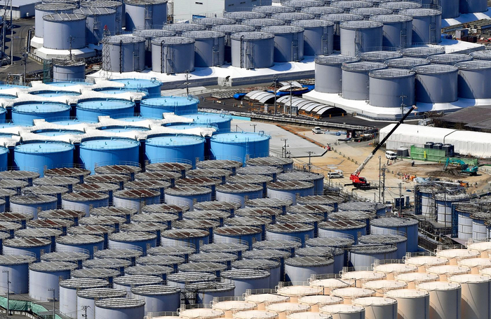 福岛第一核电站核污水仓 （图片来源：视觉中国-VCG31N1312256682）