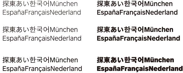PICO Sans超大字符库，包含简繁中文、日、韩、英、德、法、荷兰、西班牙等多个语种