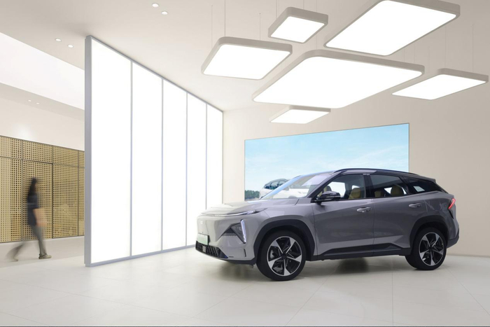 吉利银河L7。 吉利汽车供图 华龙网发