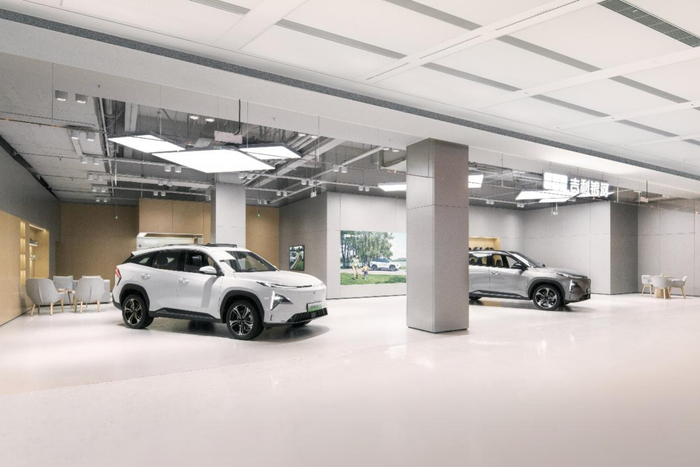 吉利银河门店内部构造。 吉利汽车供图 华龙网发