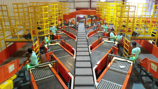 图：由菜鸟与Daraz合作打造的巴基斯坦智能分拨中心