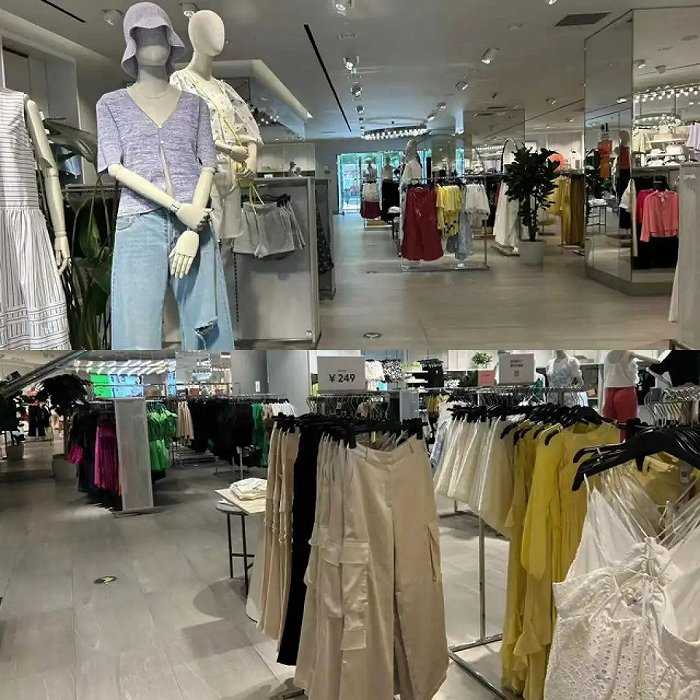 图/6月10日 H&M三里屯旗舰店，来源/燃次元拍摄