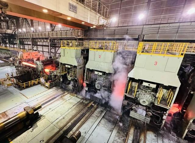 湛江钢铁2250热轧产线。中青报·中青网记者 林洁/摄