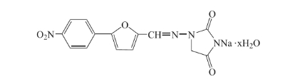 ▲图 丹曲林钠化学结构式