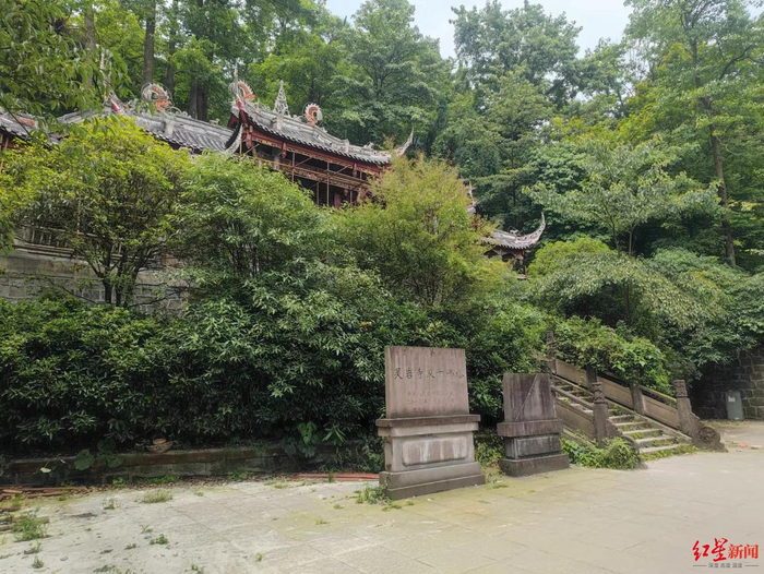 ▲灵岩寺正在修缮