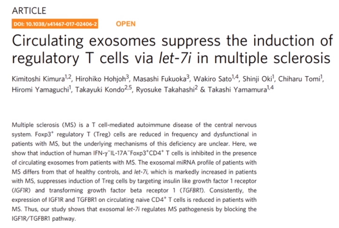 图7 外泌体在免疫学中应用