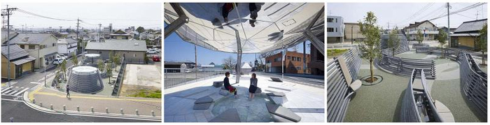 日本熊本县菊池市口袋公园，以前卫新潮的设计独树一帜