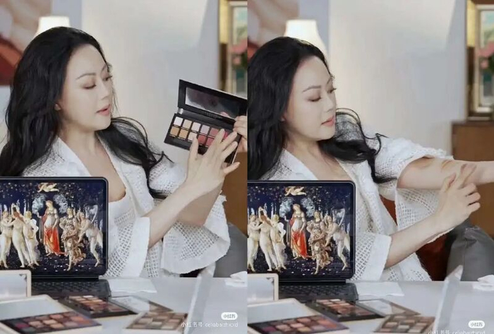 章小蕙在小红书直播带货