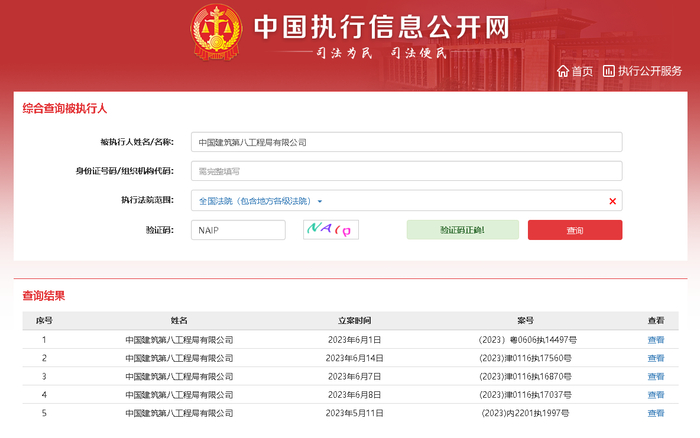 （图源：中国执行信息公开网）