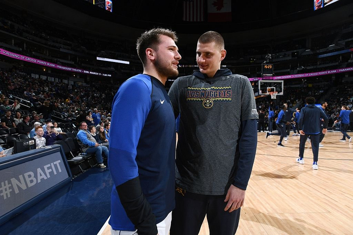 图注：约基奇和东契奇前南双子星