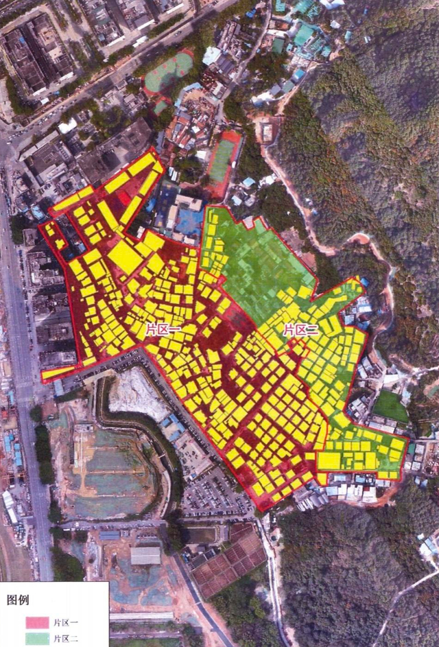 ↑白芒村“统租”规划片区图