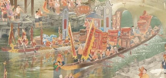 《顺峰游龙图》“游龙”场景。佛山市顺德区委宣传部供图