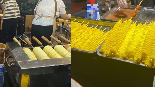 诱人的夜市小吃