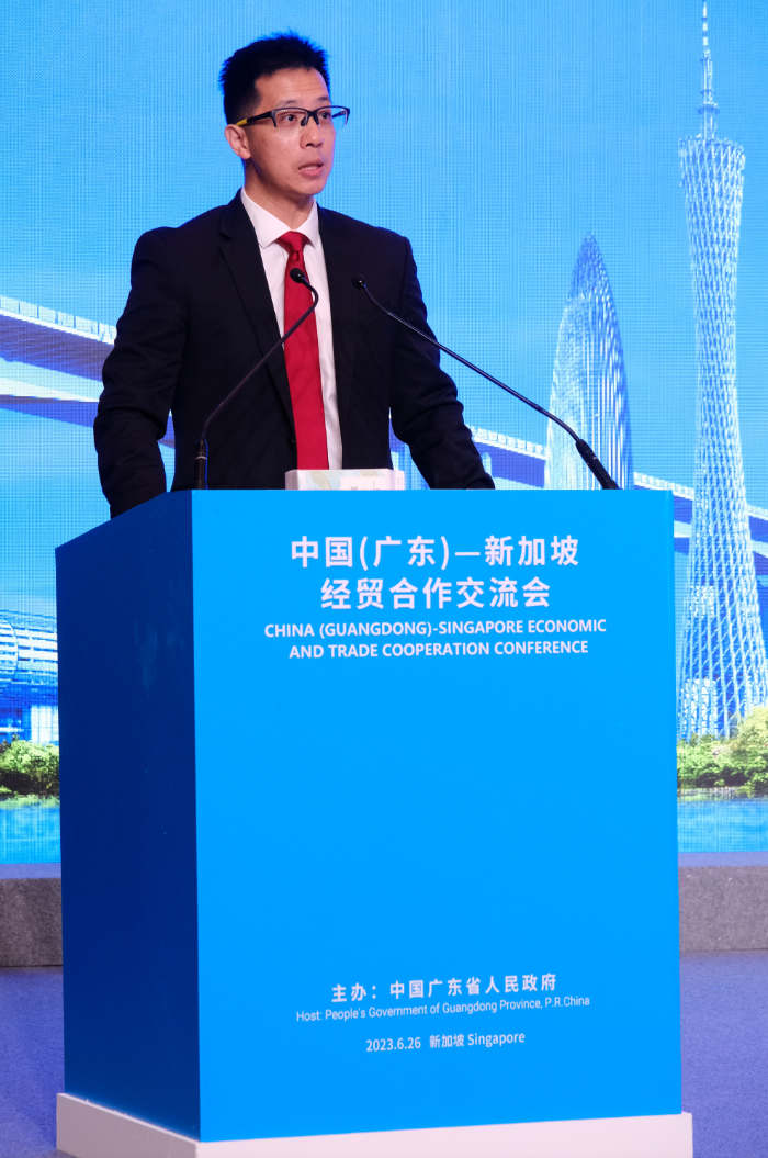 （新加坡金鹰集团执行副总裁李嘉昌，图片由主办方提供）