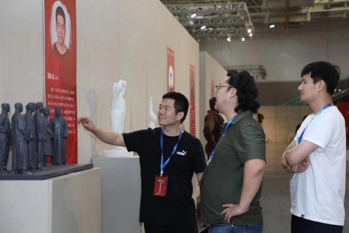 参展艺术家交流作品
