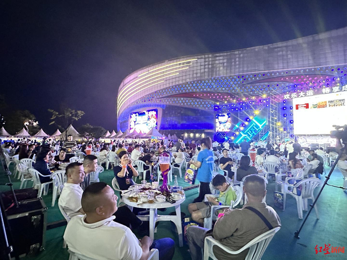 ▲啤酒音乐节现场