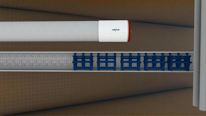 　　完全叠落段示意图。