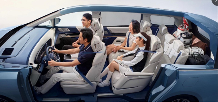 别克世纪CENTURY七座蕴世版百变空间。 上汽通用供图 华龙网发