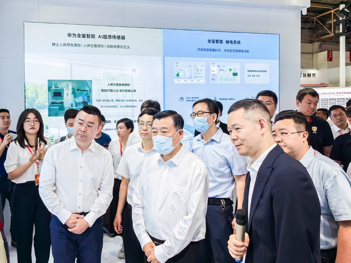 华为住博会展位