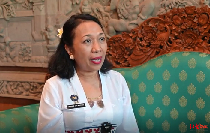 ↑印尼旅游与创意经济部副部长马蒂尼