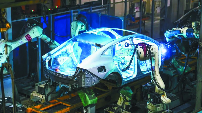     长安汽车焊接车间