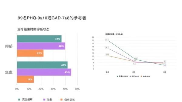 更加精准体现在不同于市面上泛心理健康类软件(如正念/冥想),LotusHope针对于抑郁症和焦虑症患者,疗效更加确切。