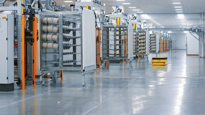 康赛妮的智能化生产车间。