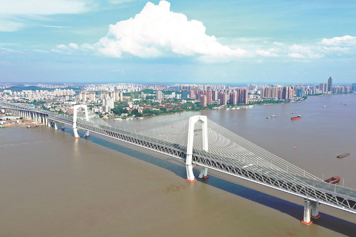 芜湖长江三桥。本报通讯员 杨大伟 摄