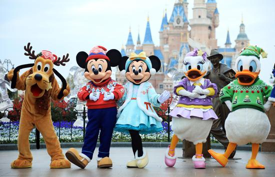 资料图。上海迪士尼乐园。中新社记者 汤彦俊 摄