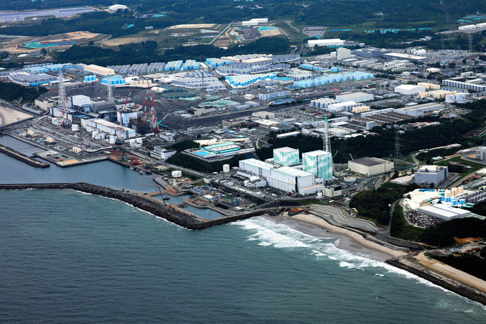 ↑7月4日，日本福岛第一核电站 图据视觉中国