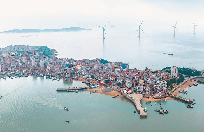 航拍美丽的黄瓜村   许武 摄