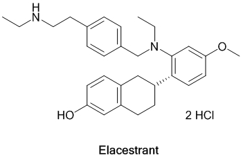 图4 Elacestrant化学结构