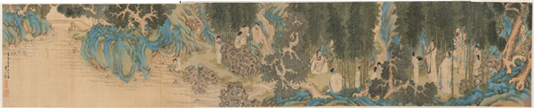 图说：晚明李士达的《竹林七贤图》卷