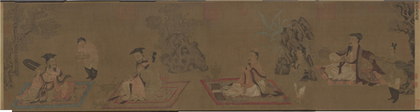 图说：唐代孙位的《高逸图》卷