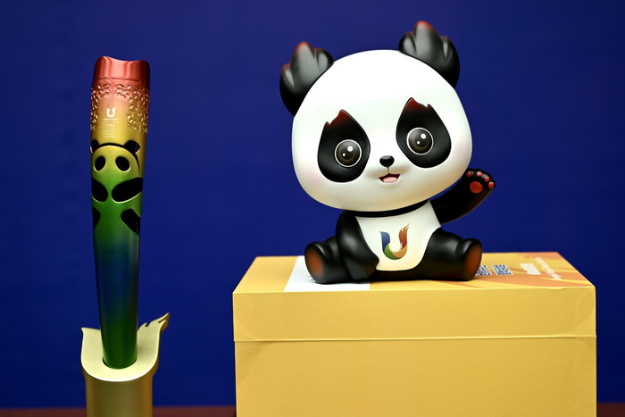 成都大运会吉祥物“蓉宝”、火炬“蓉火”，图据IC