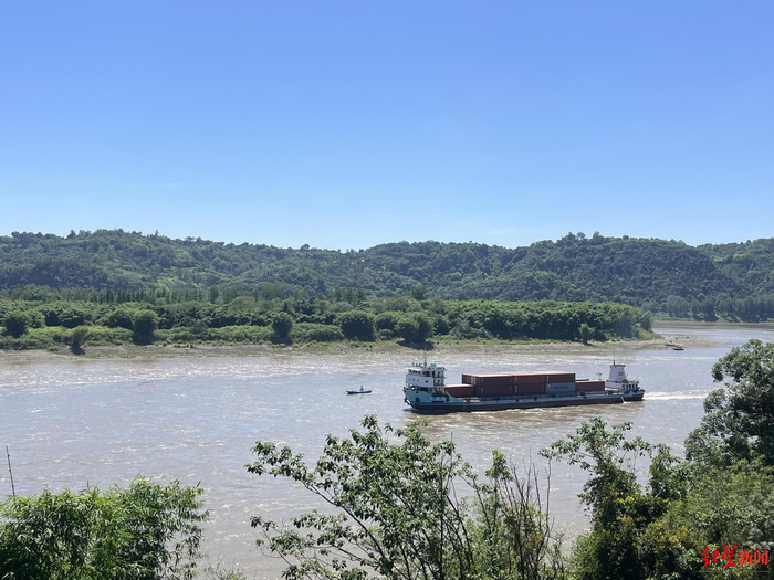 ▲长江上游航道瓦窑滩点位