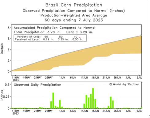 数据来源：World Ag Weather，国际衍生品智库图表8 阿根廷玉米生长状况 