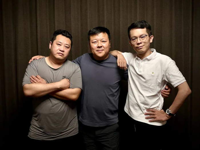 从左到右依次为宋鑫磊，刘顺东、许海波